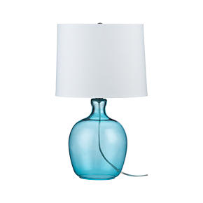 Clarity Blue Table Lamp