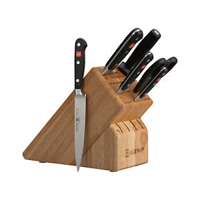 Wusthof® Classic Black 7-Piece Knife Block Set