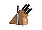 Wüsthof® Classic Black 7-Piece Knife Block Set