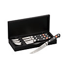 Set of four Wüsthof® Classic Black hollow edge steak knives. 4.5"