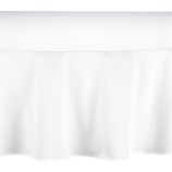 Classic White 90" Round Tablecloth