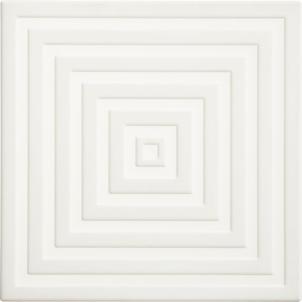 CoasterSquarePVCWhiteOT11