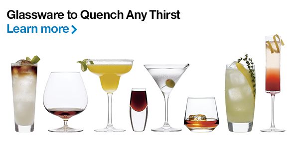 Glassware to Quench Any Thirst