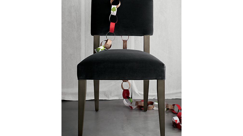 Cody Dining Chair Charcoal Crate and Barrel