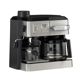 DeLonghi® Combi 10 Cup Coffee Maker-4 Cup Espresso Maker