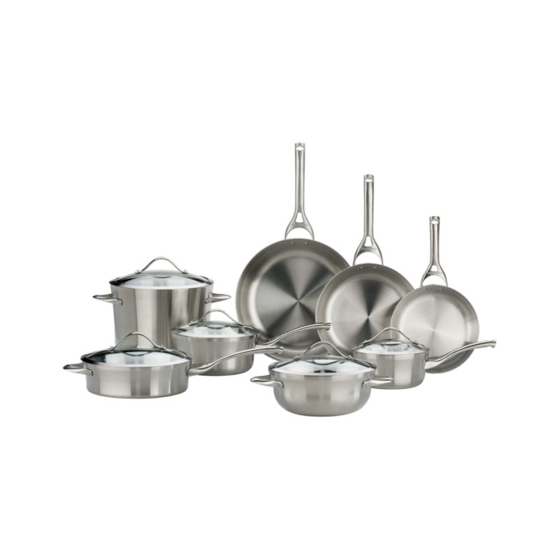 Calphalon Contemporary ™ Stainless 13Piece Cookware Set with Double