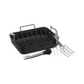 Calphalon® Contemporary Nonstick Roaster with Lifters and Baster