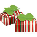 Set of 2 Cookie-Candy Boxes with Bows