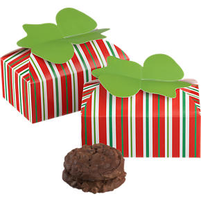 Cookie-Candy Boxes with Bows Set of Two