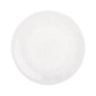 Cotton Clear Dinner Plate.