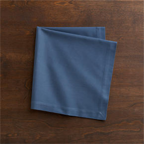 Cotton Smoky Blue Napkin