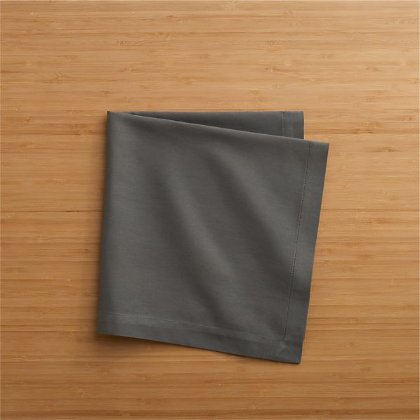 CottonNapkinSteelGreyS13