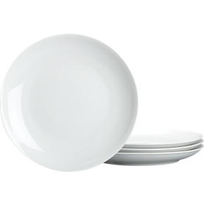 Set of 4 Coupe Dinner Plates