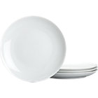 Set of four dinner plates. 10.5" dia.