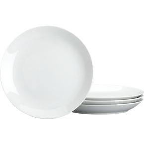Set of 4 Coupe Salad Plates