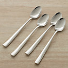 Set of four couture iced tea spoons.