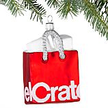 Crate and Barrel Shopping Bag Ornament