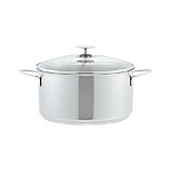 Crate and Barrel Stainless Cookware by Berndes 7 qt. Chili Pot Dutch Oven