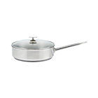 Crate and Barrel Stainless Cookware by Berndes Jumbo Saute Pan with Lid. 5 qt.