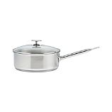 Crate and Barrel Stainless Cookware by Berndes 4 qt. Sauce Pan