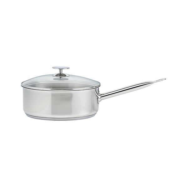 Stainless 4 qt. Sauce Pan by Berndes for Crate and Barrel Crate and