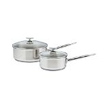 Crate and Barrel Stainless Cookware by Berndes Sauce Pans