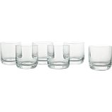 Set of 6 Crescent 10 oz. Double Old-Fashioned Glasses