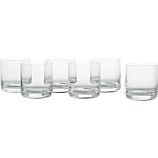 Set of 6 Crescent 6 oz. Juice Glasses