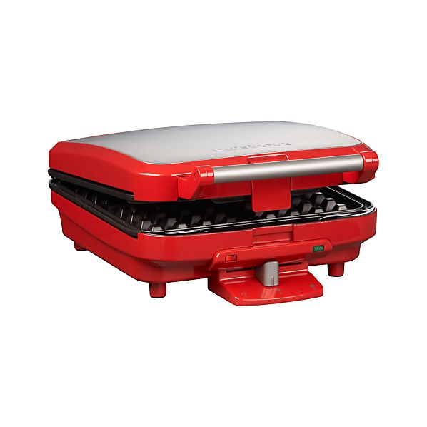 Cuisinart4SliceWaffleRedF10