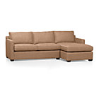 Davis 2-Piece Sectional Sofa (Right Arm Chaise, Left Arm Apartment Sofa)