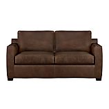 Davis Leather Full Sleeper Sofa