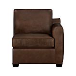 Davis Leather Sectional Right Arm Chair