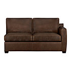 Davis Leather Right Arm Apartment Sofa