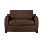Davis Leather Twin Sleeper Sofa