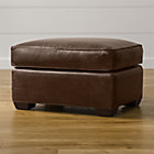 Davis Leather Ottoman