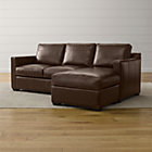 Davis Leather Right Arm Queen Sleeper Lounger