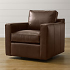 Davis Leather Swivel Chair