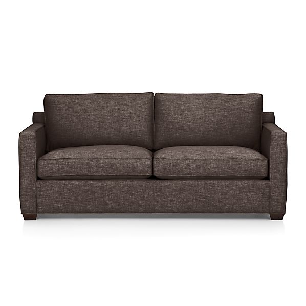 Davis Queen Sleeper Sofa  Graphite  Crate and Barrel