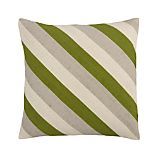 Diagonal Green 20" Pillow