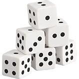 Set of 6 Dicer Erasers