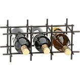 Division Bronze Six-Bottle Wine Rack