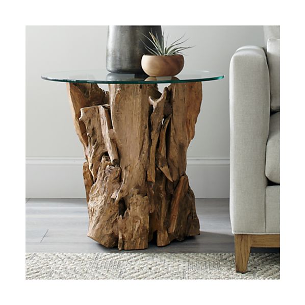 Driftwood Side Table Crate and Barrel
