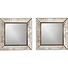 Set of two Dubois wall mirrors. Each measures