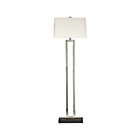 Duncan Antiqued Silver Floor Lamp.