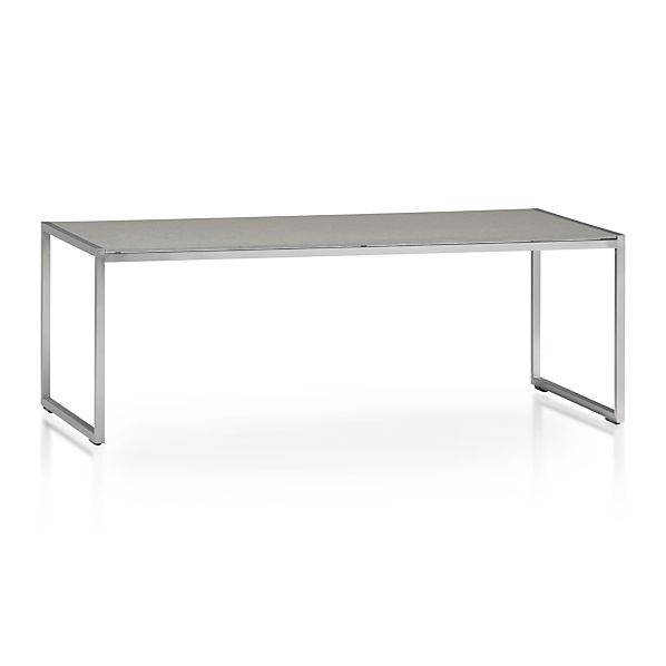 Dune Coffee Table with Pebbled Glass in Lounge Furniture Crate and Barrel