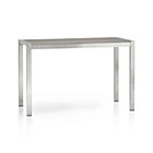 Dune High Dining Table with Pebbled Glass.