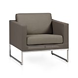 Dune Lounge Chair with Sunbrella® Taupe Cushion