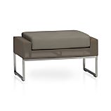 Dune Ottoman with Sunbrella® Taupe Cushion