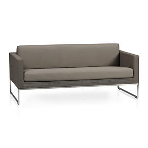 Dune Sofa with Sunbrella® Taupe Cushion