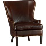 Dylan Leather Wingback Chair